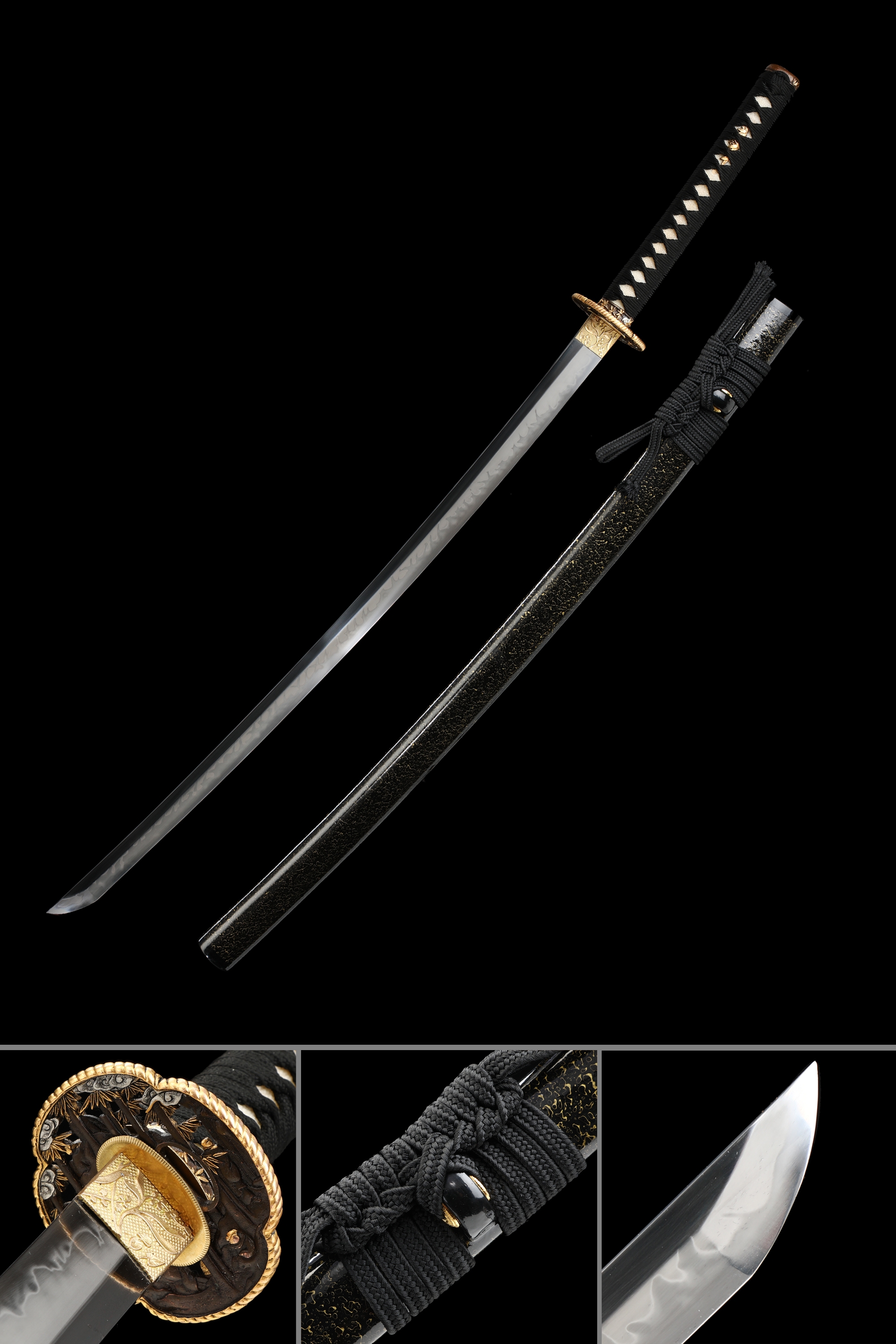 Handmade Fulltang Katana Sword With Highperformance Blade KACHUSHI