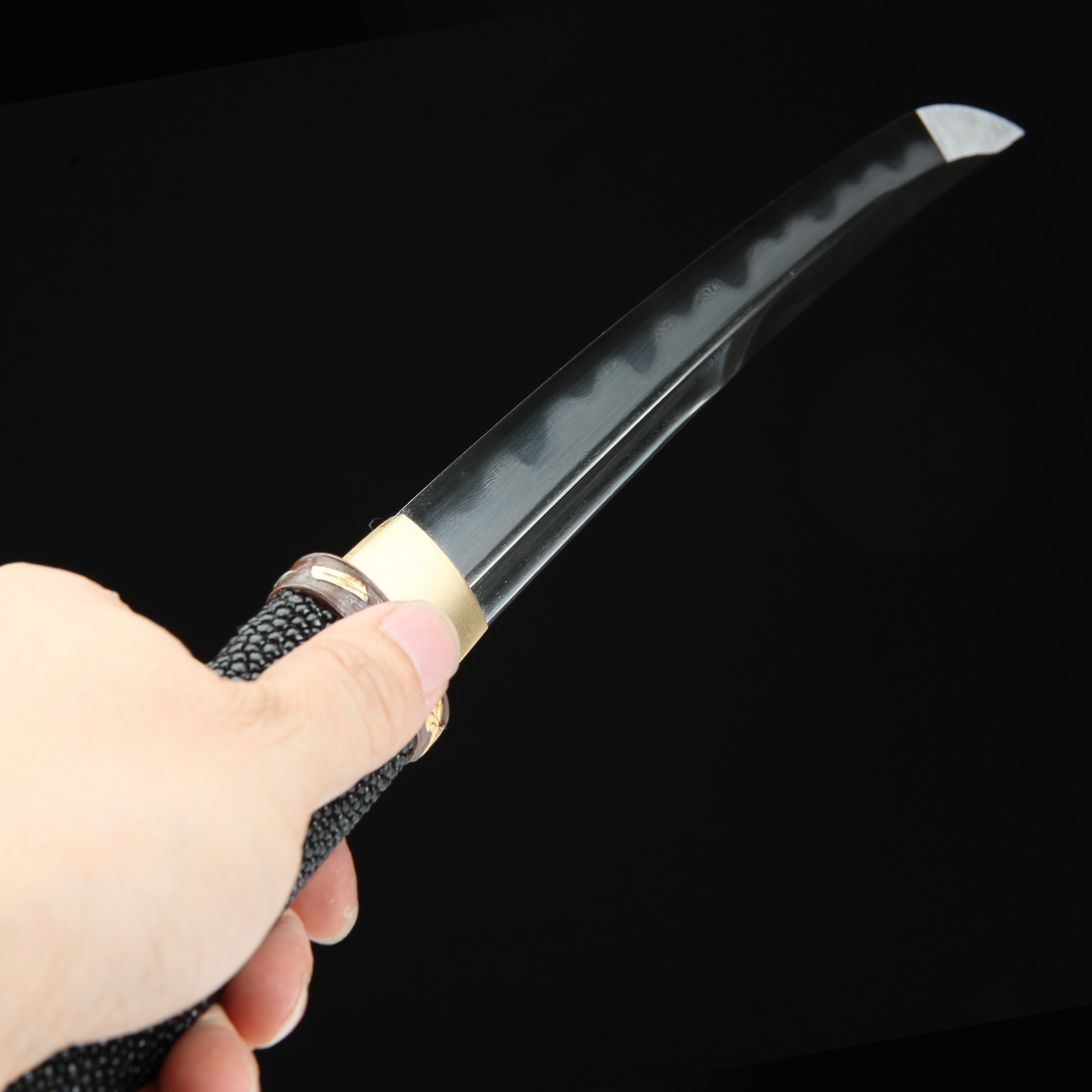 High Quality Tanto Highperformance Pattern Steel Real Hamon Japanese