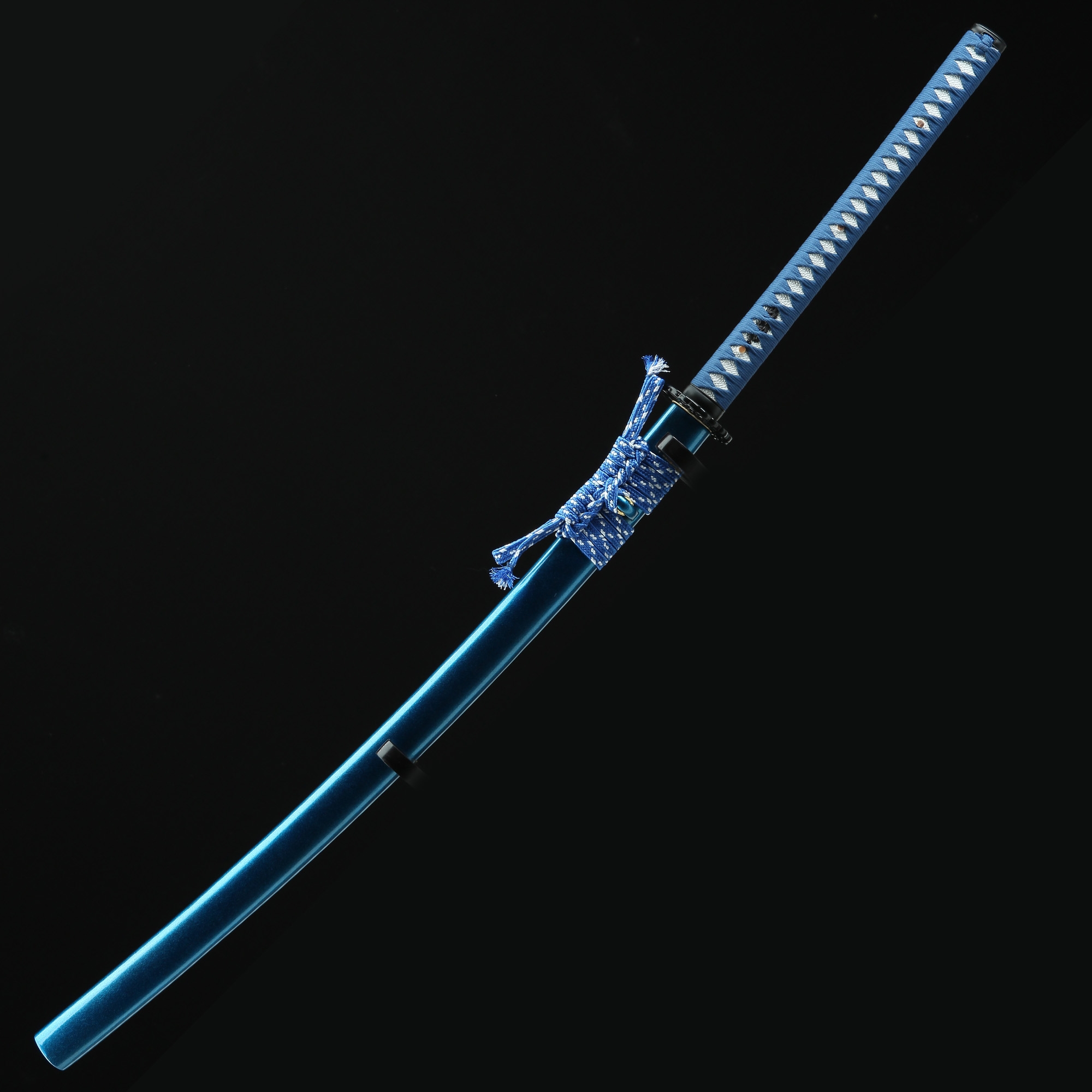 Blue Katana Handmade Japanese Katana Sword High Manganese Steel With