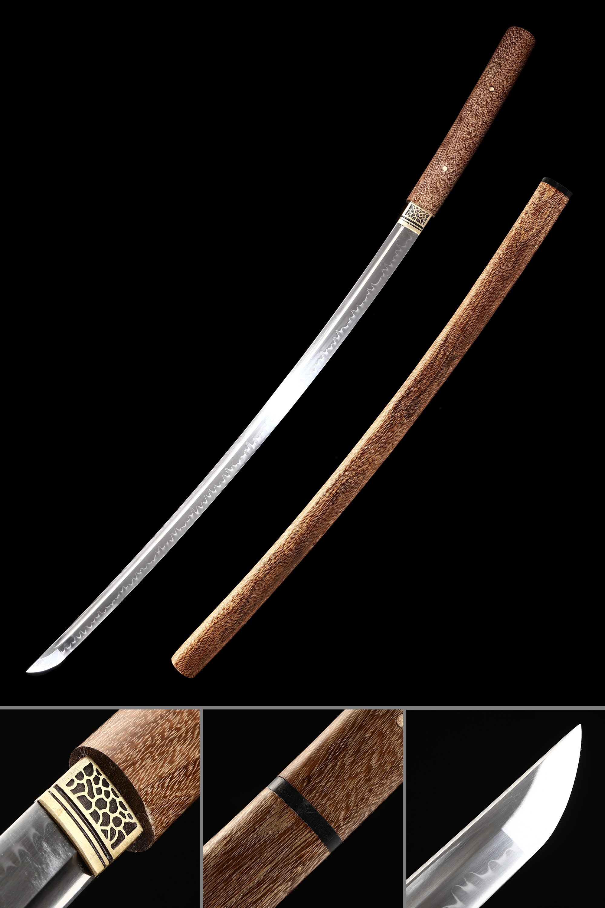 Shirasaya Katana Handmade Japanese Shirasaya Katana Sword T10 Carbon
