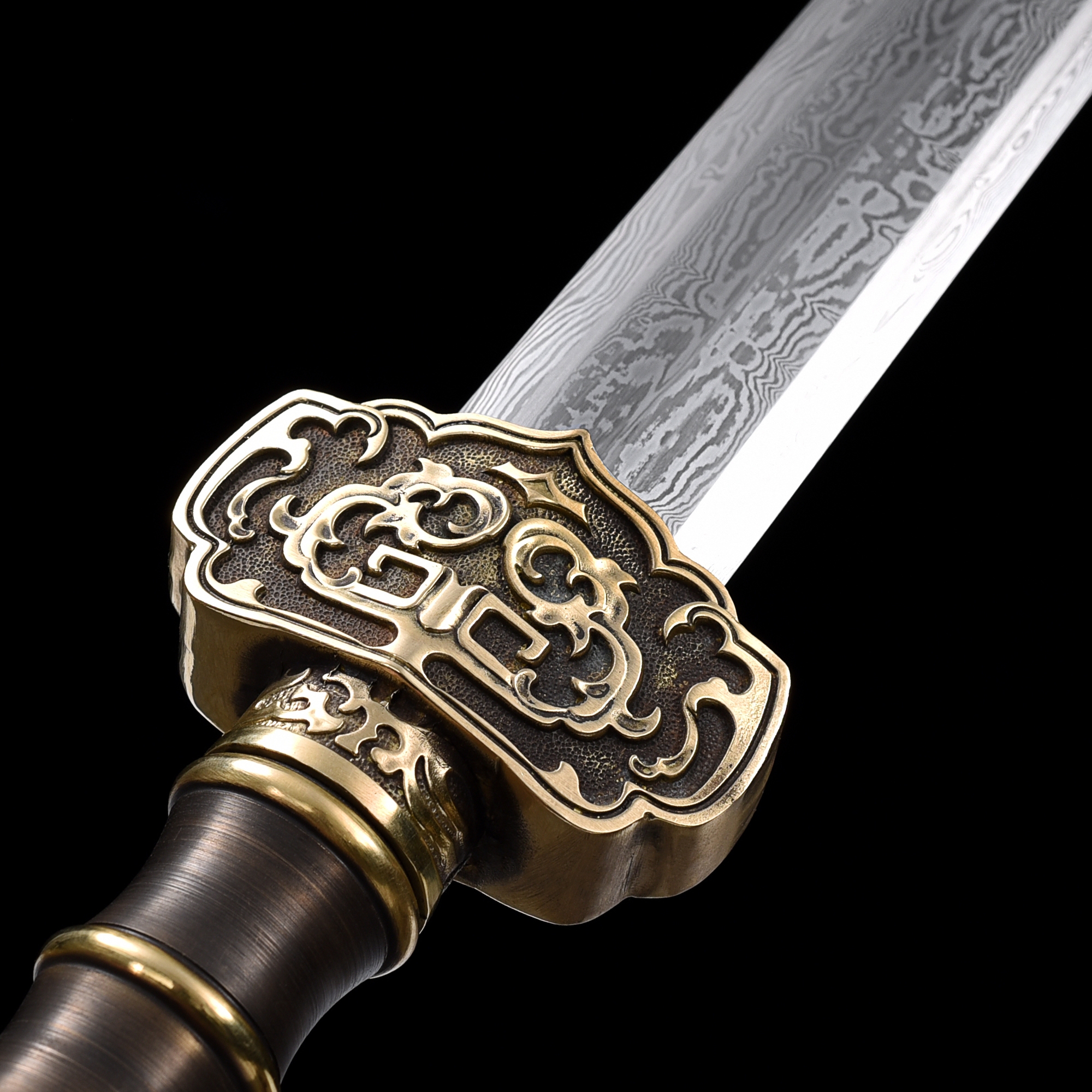 Eightsided Han Sword Highperformance Pattern Steel Chinese Han