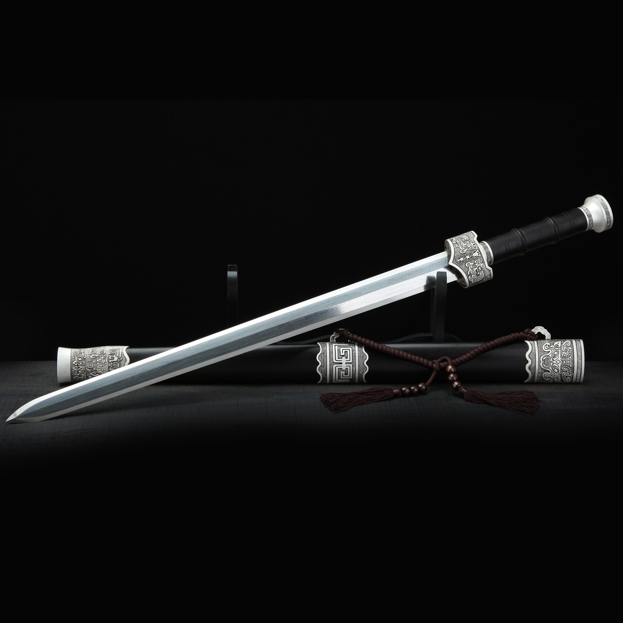 Chinese Han Sword Handmade Chinese Straight Double Edged Sword