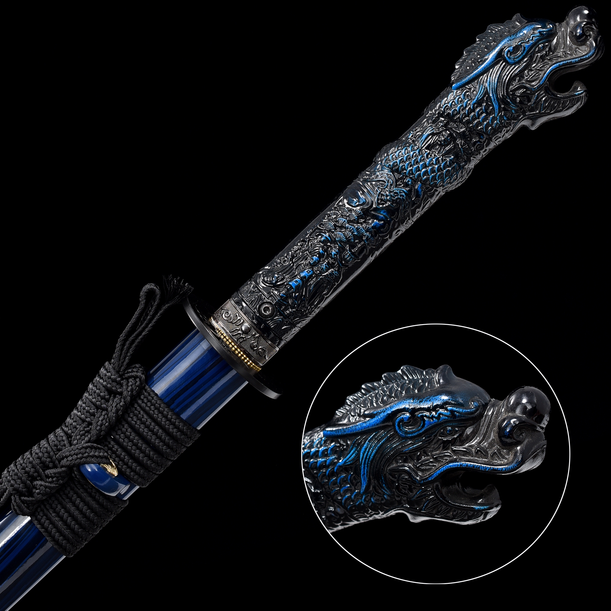 Dragon Ninja Sword Handmade Japanese Ninjato Ninja Sword With Dragon