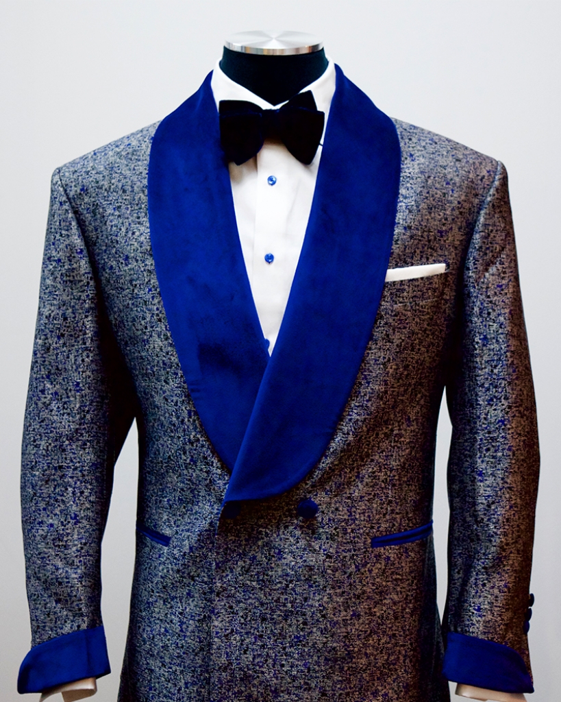 Bruce Buffer, UFC Announcer Wears King & Bay Smoking Jackets