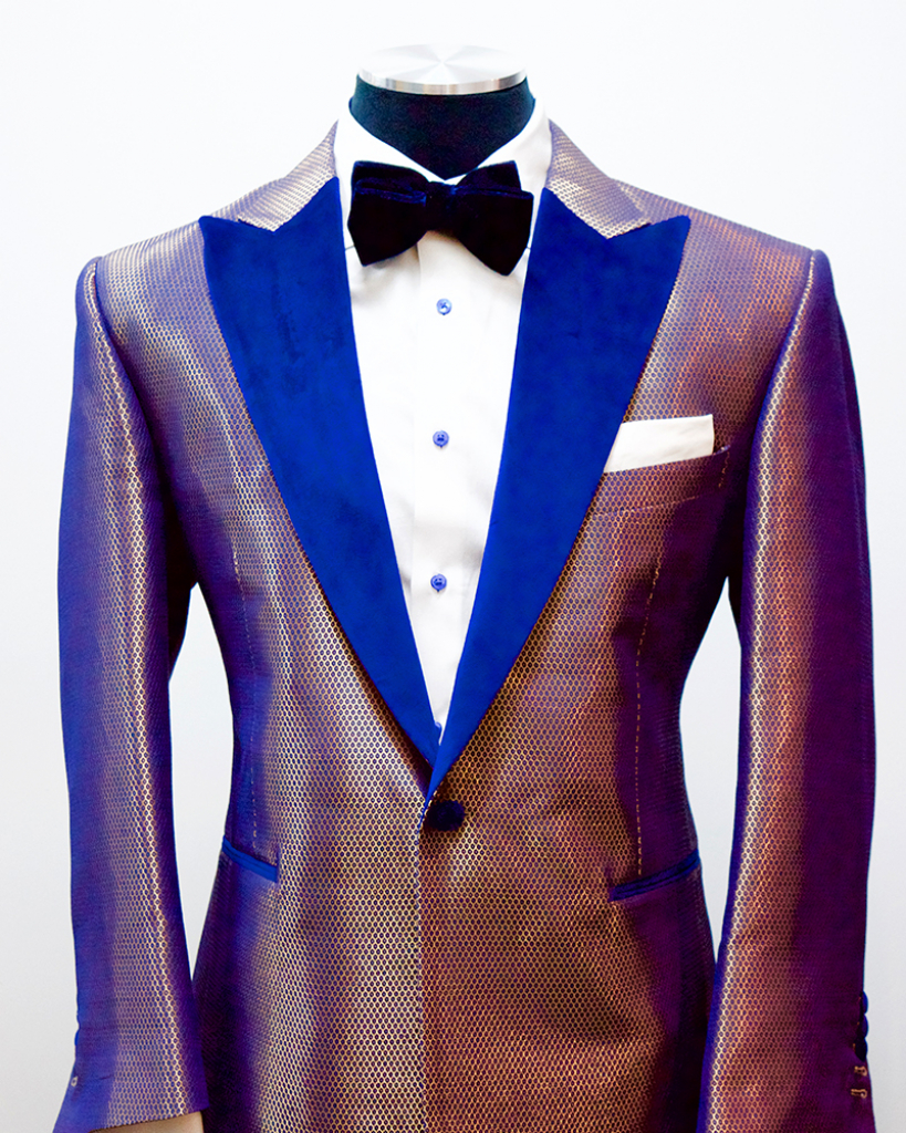 Bruce Buffer, UFC Announcer Wears King & Bay Smoking Jackets