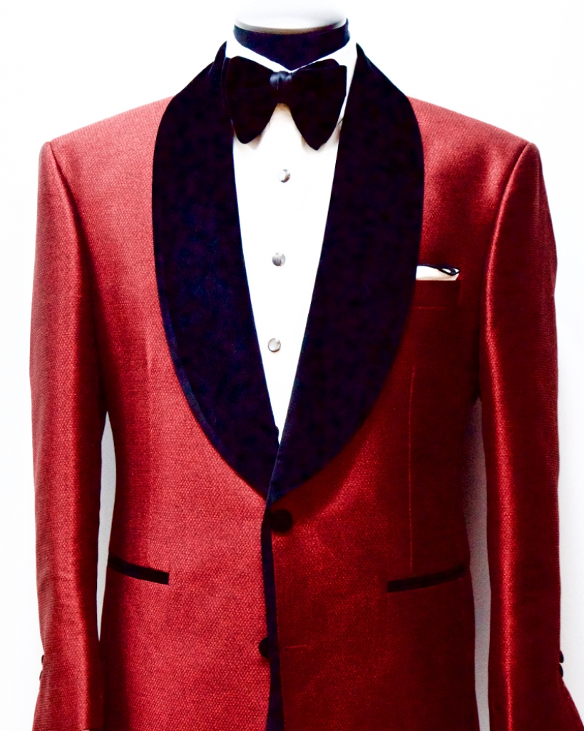 Bruce Buffer, UFC Announcer Wears King & Bay Smoking Jackets