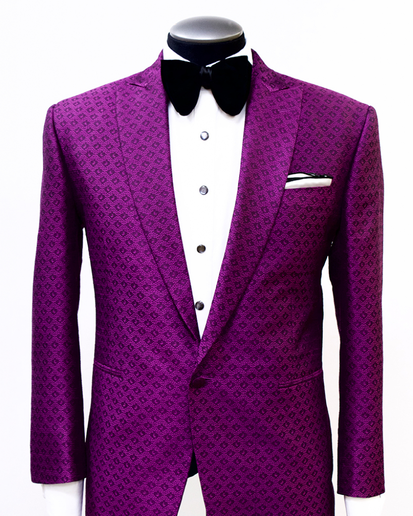 Bruce Buffer, UFC Announcer Wears King & Bay Smoking Jackets