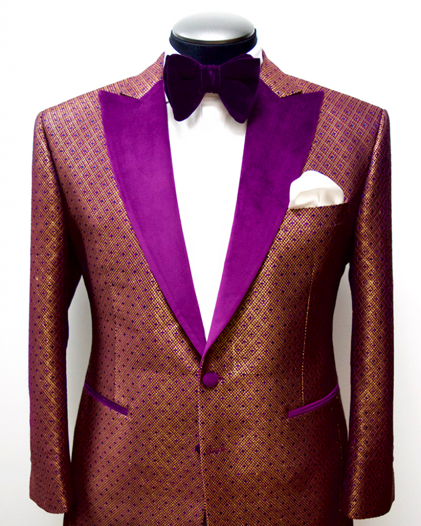 Bruce Buffer's Smoking Jacket Signature Style King & Bay Custom Men