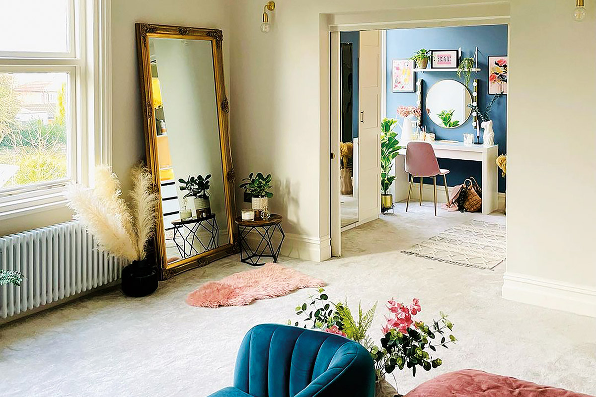 Colourful bedroom how we created our boutique hotel master suite