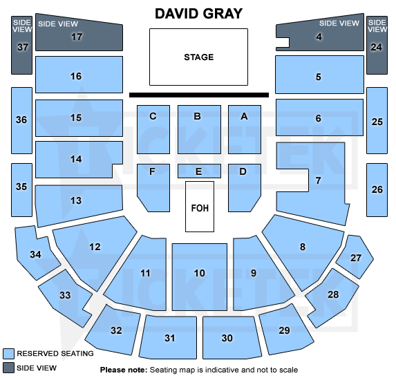 Map Of Margaret Court Arena Seating Event Info Australian Open Rod