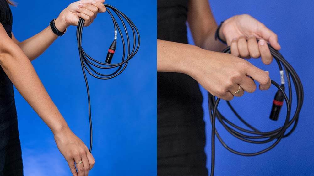 How to wrap cables, two techniques that work Cheqroom