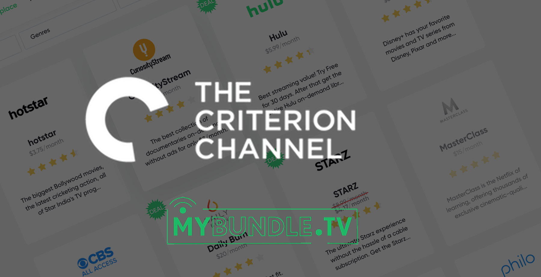 Criterion Channel Streaming Service Costs & Features MyBundle.TV