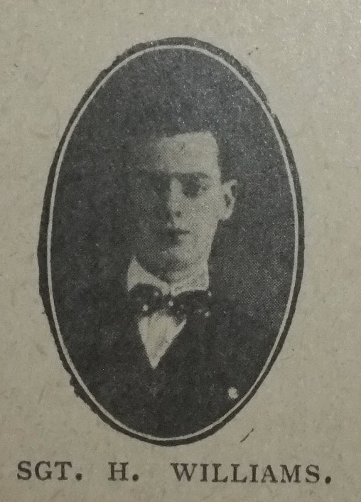 Williams, Herbert Horace (18951917) World War 1 Obituaries My