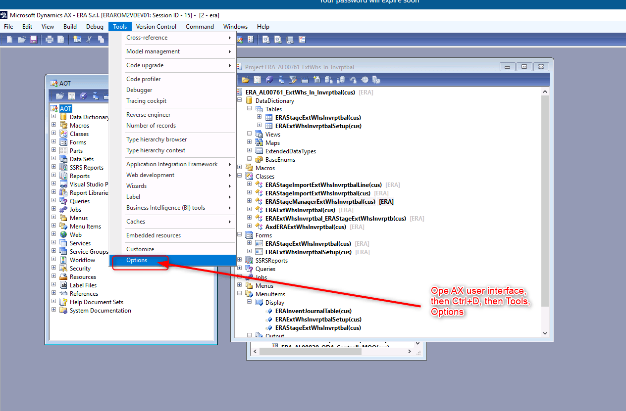 AX D365FO Change user interface language in AX 2012 AX / Dynamics 365 For Finance and