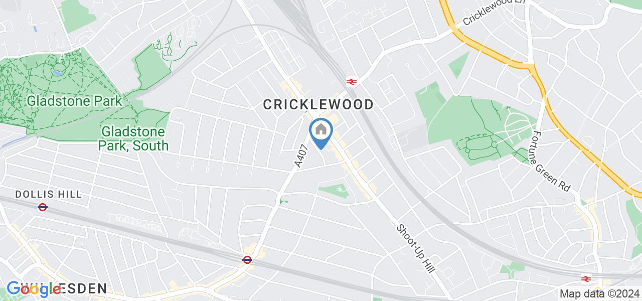 London Studio Flat, Sheldon Road, NW2 To Rent Now for £1,400.00 p/m