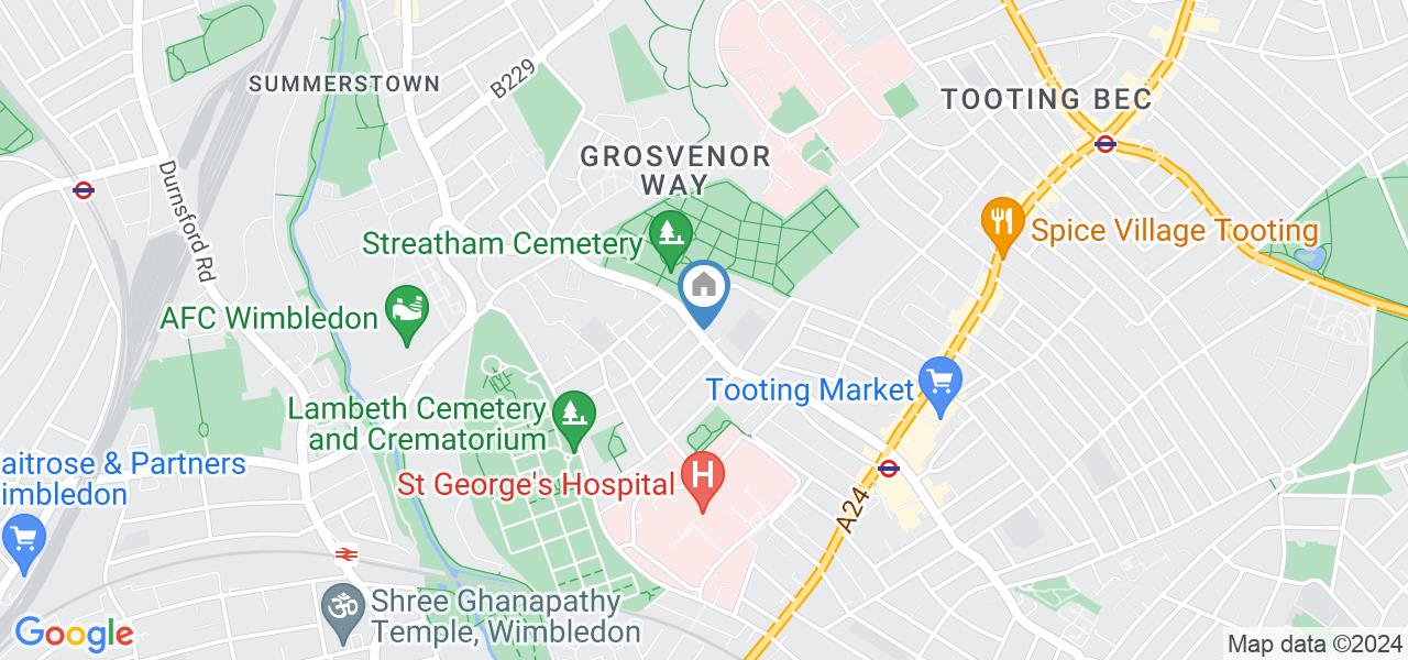 London Room in a Shared Flat, Bellamy House, SW17 To Rent Now for £