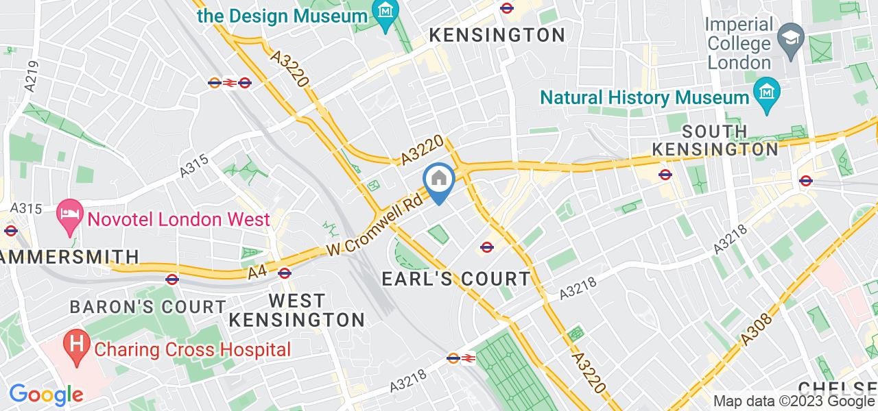 London Studio Flat, Longridge Road, SW5 To Rent Now for £1,150.00 p/m