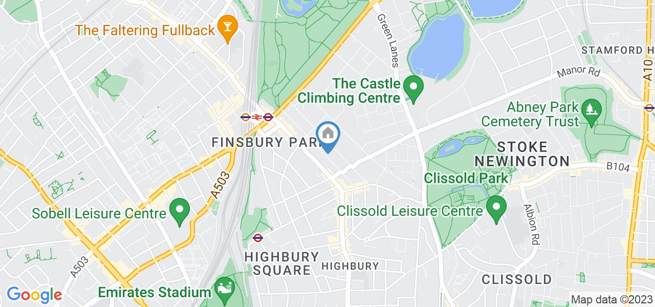 London Studio Flat, Finsbury Park Road, N4 To Rent Now for £950.00 p/m