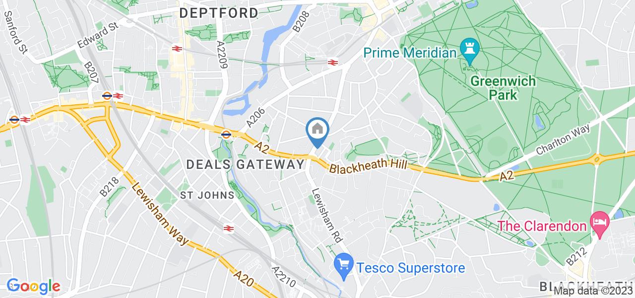 London 1 Bed Flat, Greenwich South Street, SE10 To Rent Now for £