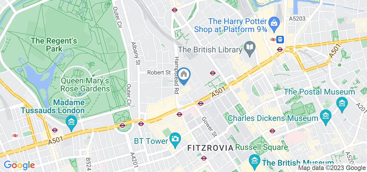 London Studio Flat, North Gower Street, NW1 To Rent Now for £1,820.