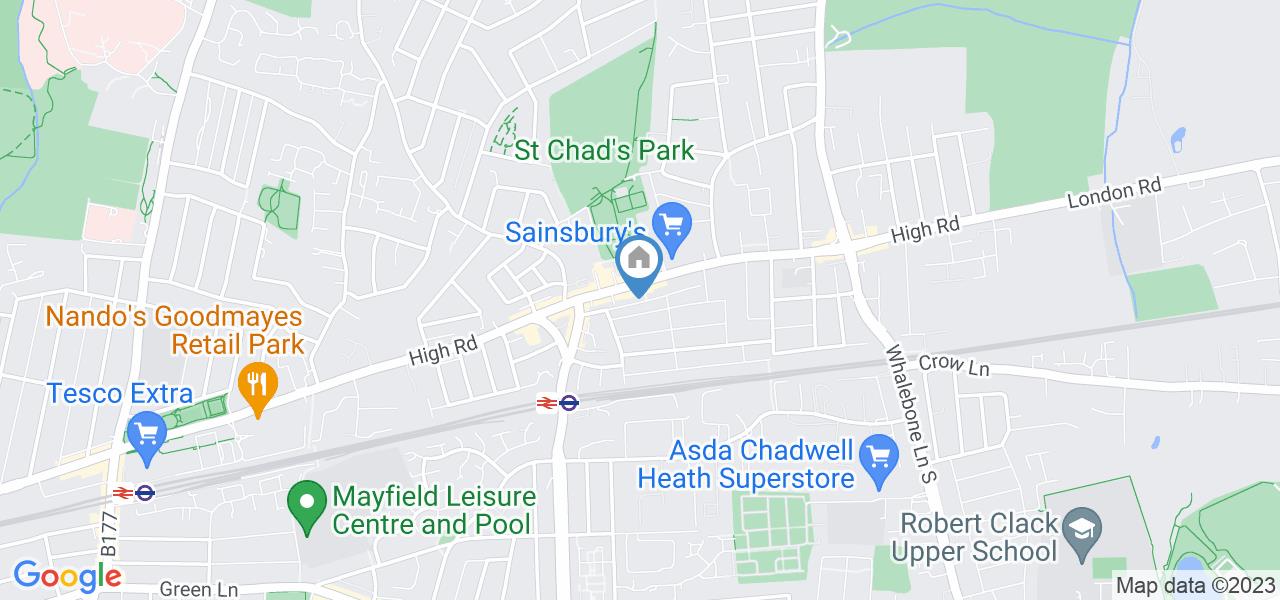 Romford Studio Flat, Back Lane, RM6 To Rent Now for £1,100.00 p/m