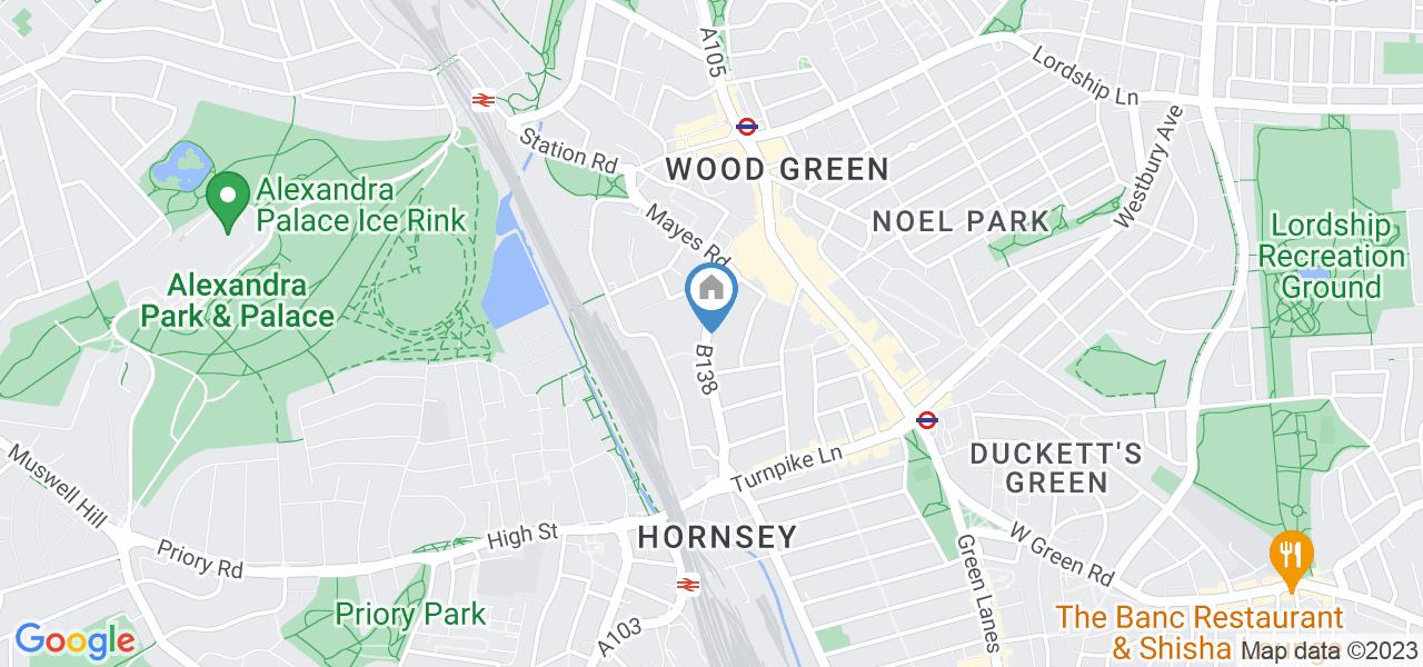 London Studio Flat, Hornsey Park Road, N8 To Rent Now for £1,299.00 p/m