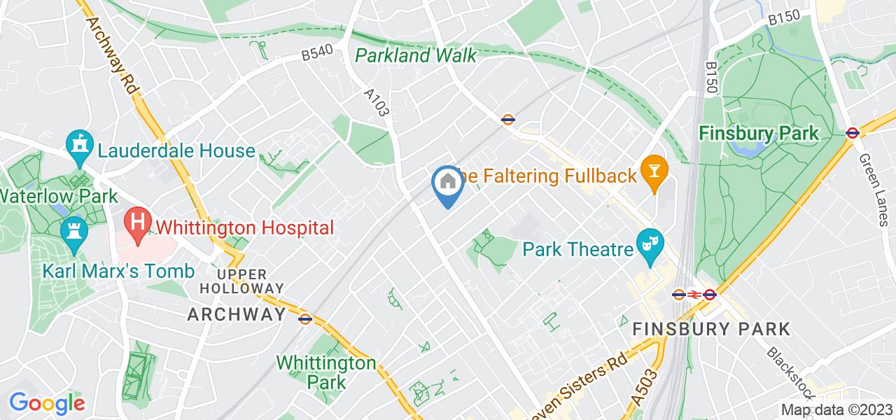 London Islington 2 Bed Flat, Hanley Road, N4 To Rent Now for £1,995.00 p/m