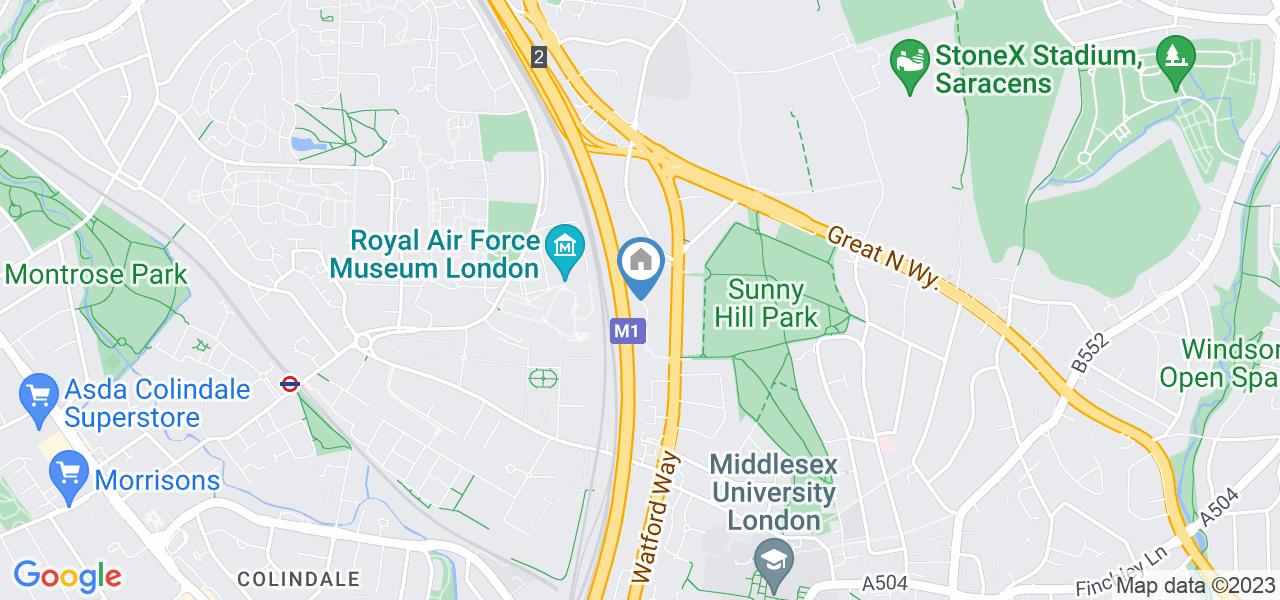 Hendon Studio Flat, Wheatley Close, NW4 To Rent Now for £1,150.00 p/m