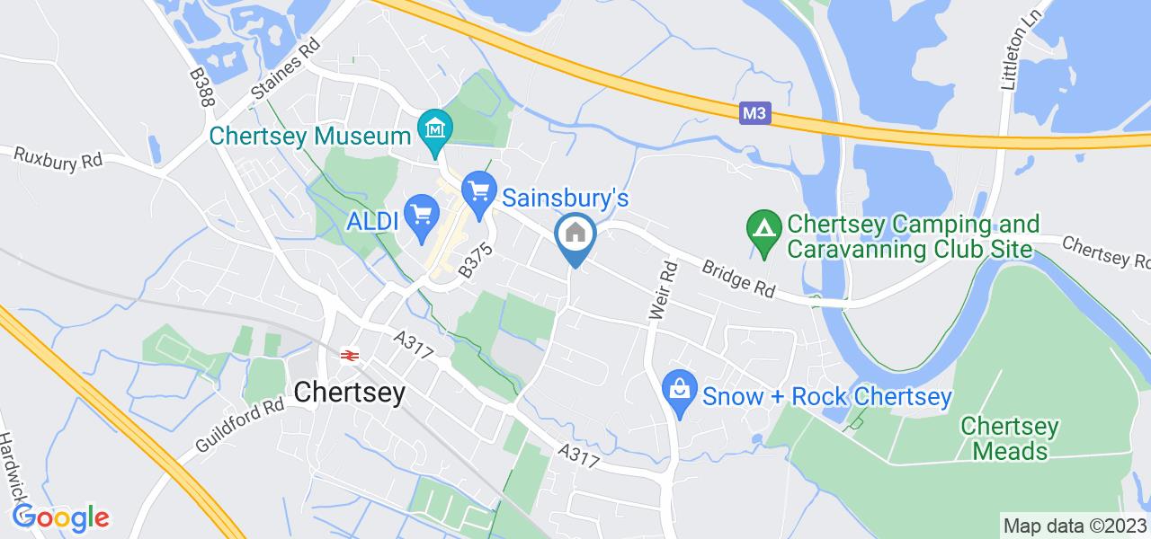 Chertsey 1 Bed Flat, Four Corners Chertsey, KT16 To Rent Now for £