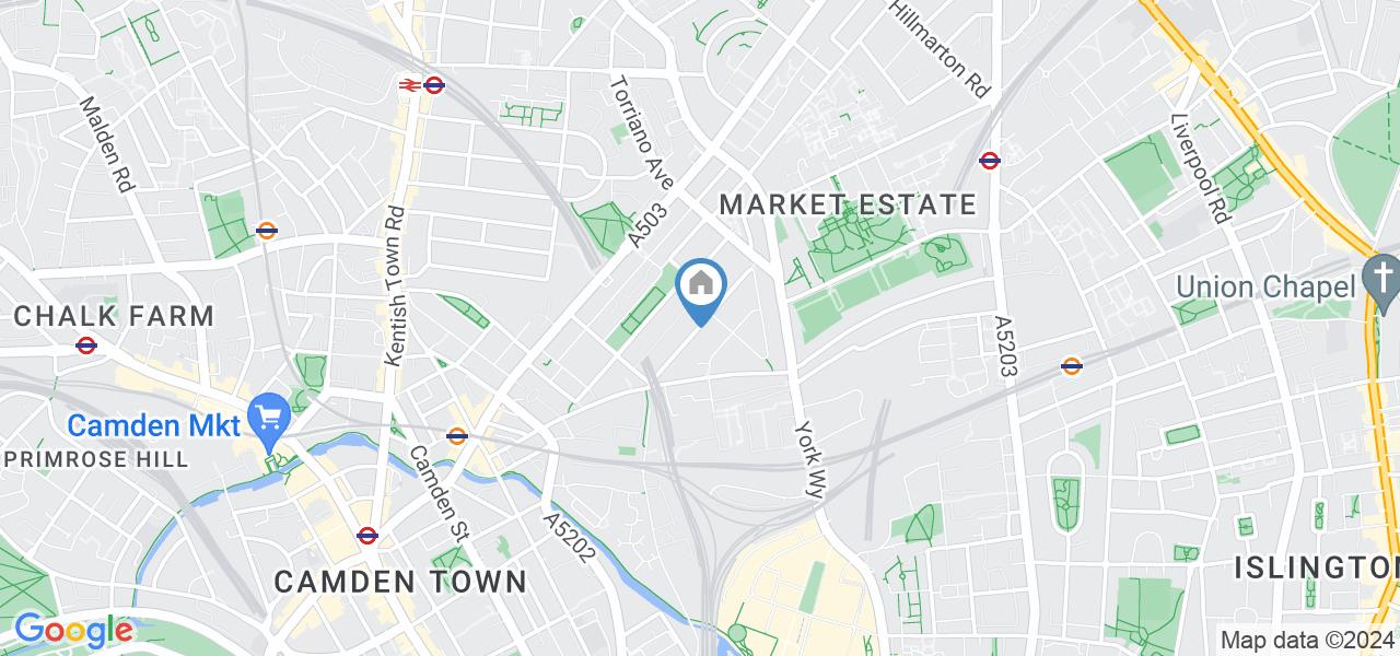 London 2 Bed Flat, St Augustines Road, NW1 To Rent Now for £1,950.