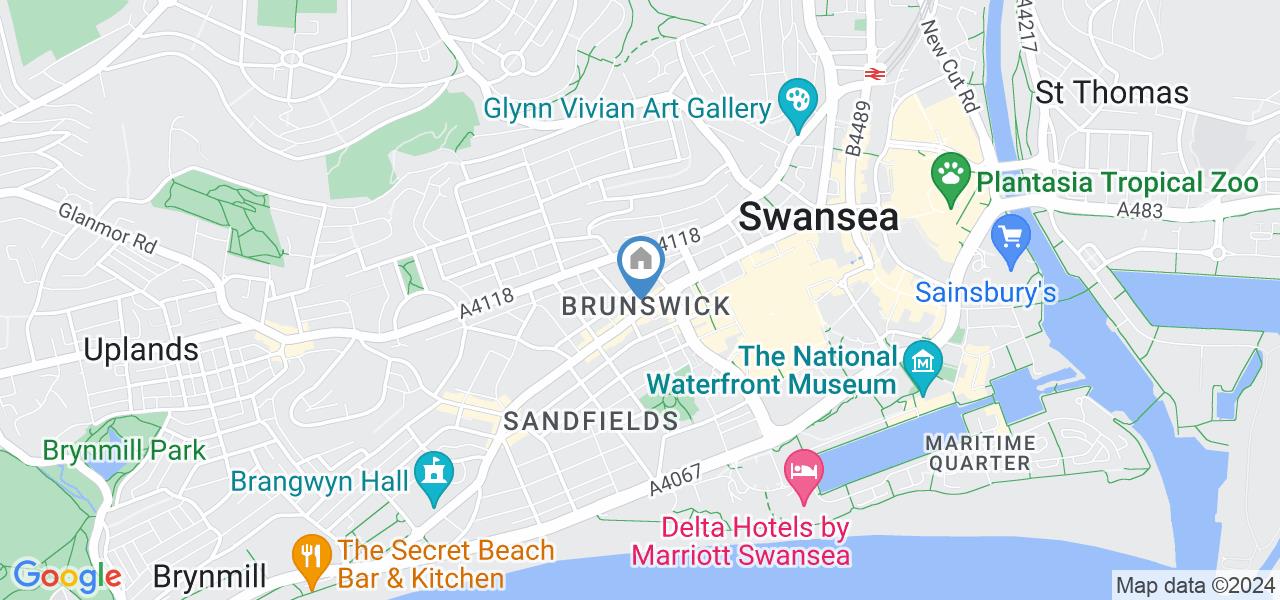 Swansea Studio Flat, Sun Alliance House, SA1 To Rent Now for £759.