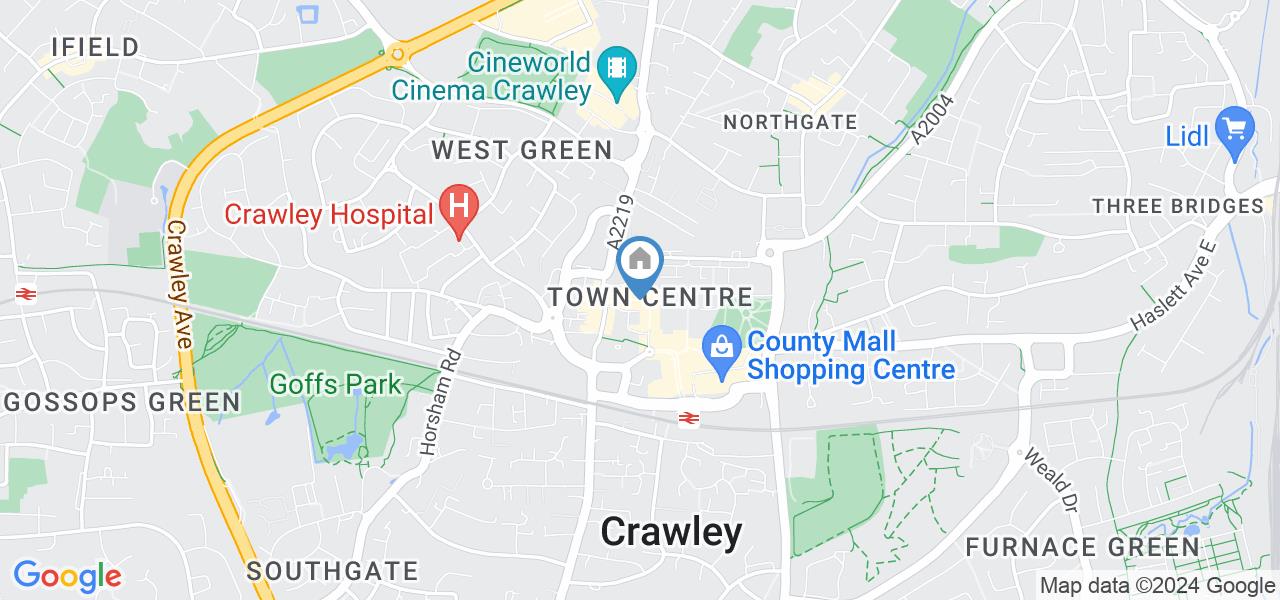 Crawley Studio Flat, Broadwalk, RH10 To Rent Now for £2,500.00 p/m