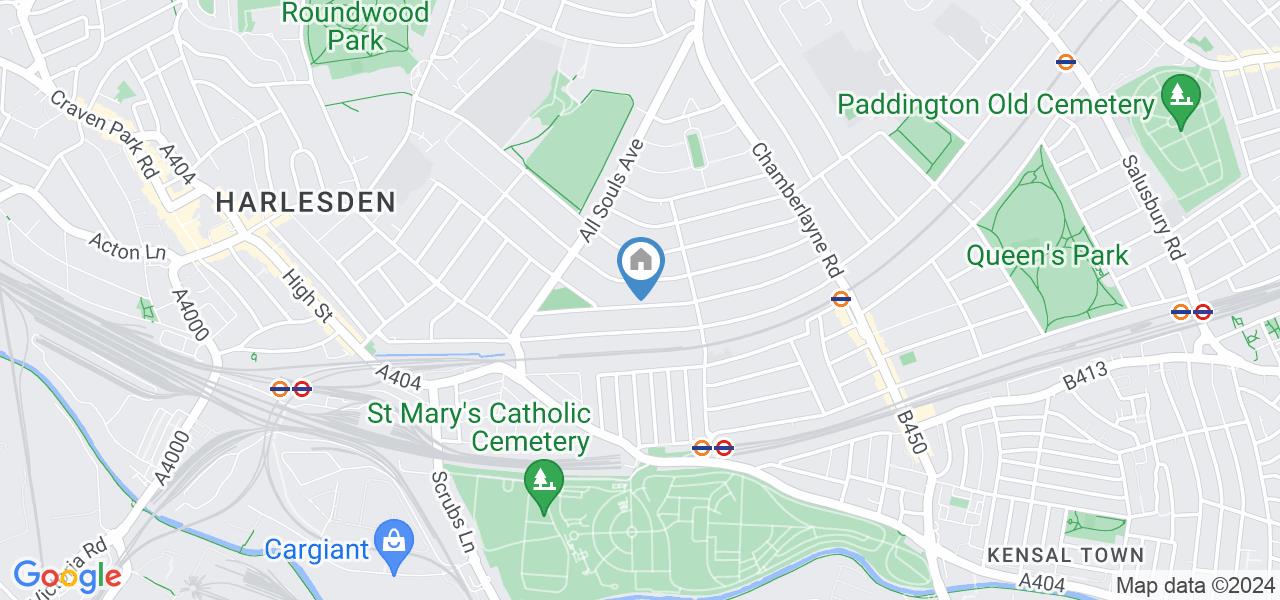 London Studio Flat, Buchanan Gardens, NW10 To Rent Now for £1,599.