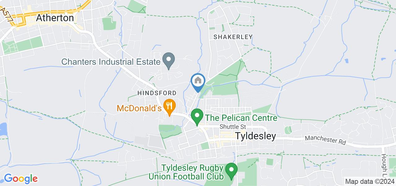 Tyldesley, Manchester 2 Bed Terraced House, Shakerley Road, M29 To