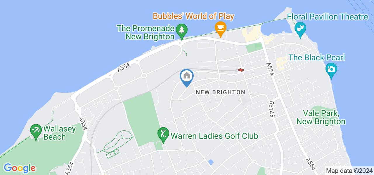 Wirral Studio Flat, Wallasey, CH45 To Rent Now for £450.00 p/m