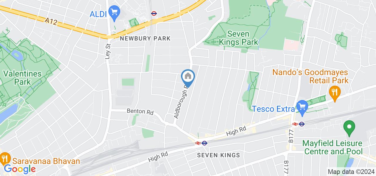 Ilford 1 Bed Flat, Aldborough Road South, IG3 To Rent Now for £