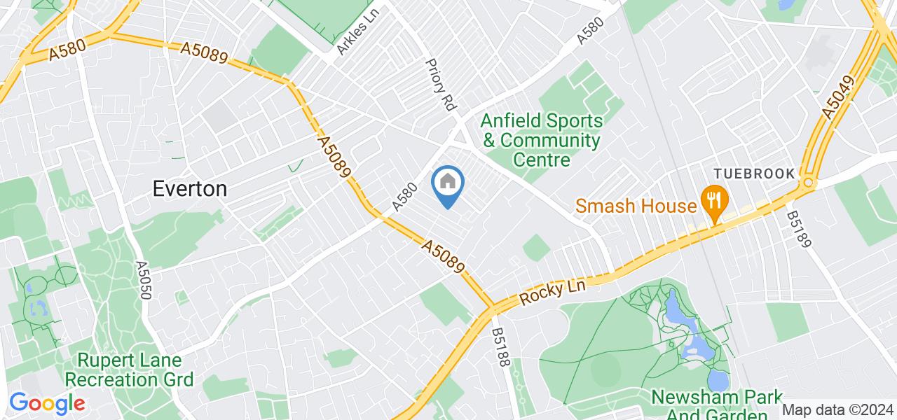 Liverpool 2 Bed Terraced House, Sedley Street, L6 To Rent Now for £