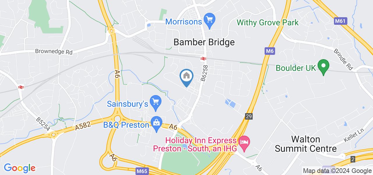 Bamber Bridge, Preston 3 Bed Terraced House, Old Hall Drive, PR5 To