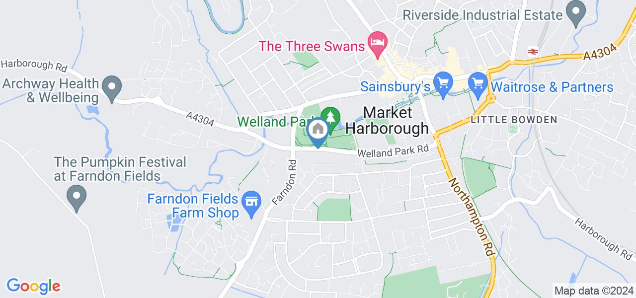 Market Harborough 2 Bed SemiDetached House, Welland Park Road, LE16