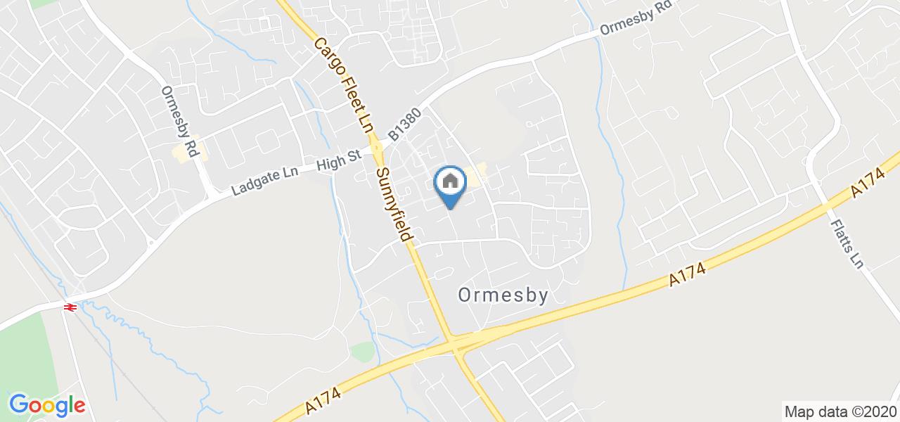 Ormesby, Middlesbrough 2 Bed End Terrace, Bamburgh Drive, TS7 To