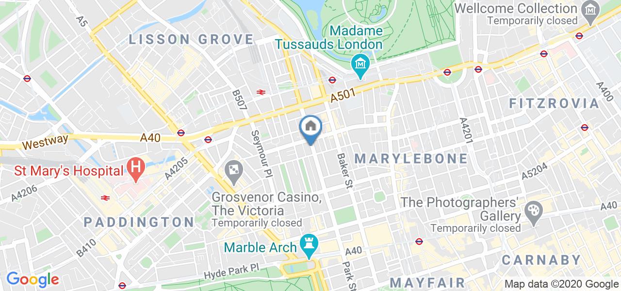 London 1 Bed Flat, Gloucester Place, W1U To Rent Now for £1,733.33 p/m