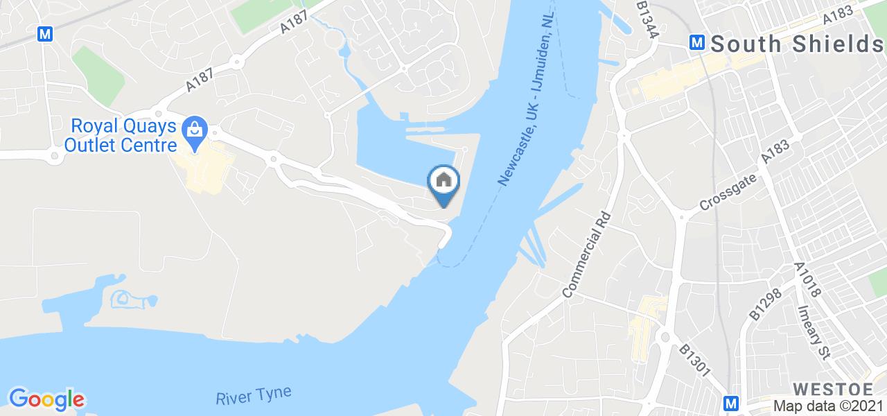 North Shields, Royal Quays Marina. 2 Bed Flat, Commissioners Wharf