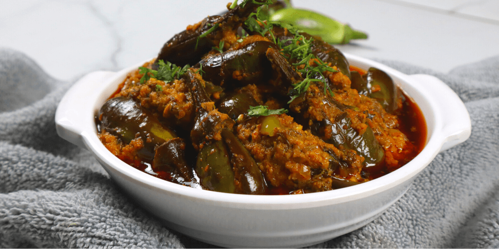 Baingan Masala Dhaba Style Brinjal Masala Tasted Recipes