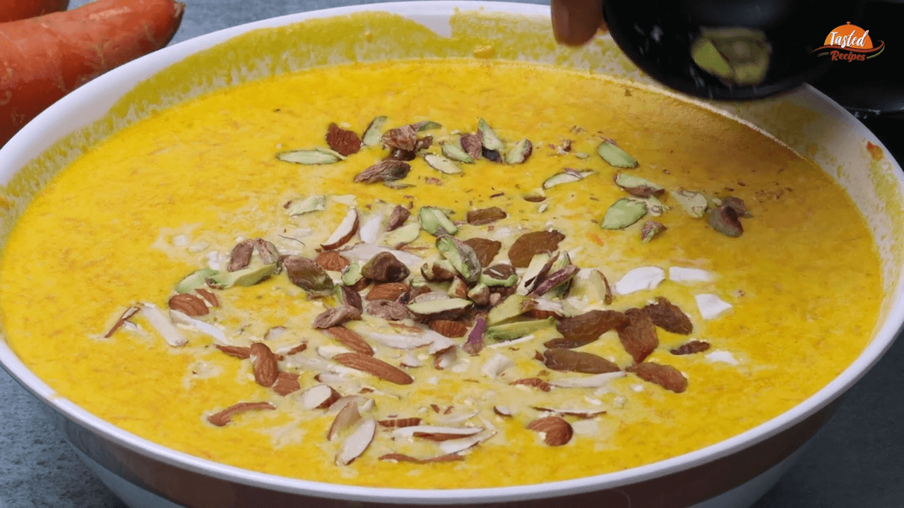 Carrot Kheer गाजर की खीर Gajar Kheer Carrot Payasam Tasted Recipes