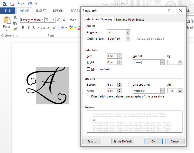 Fixing Font Clipping in Microsoft Word Design Bundles