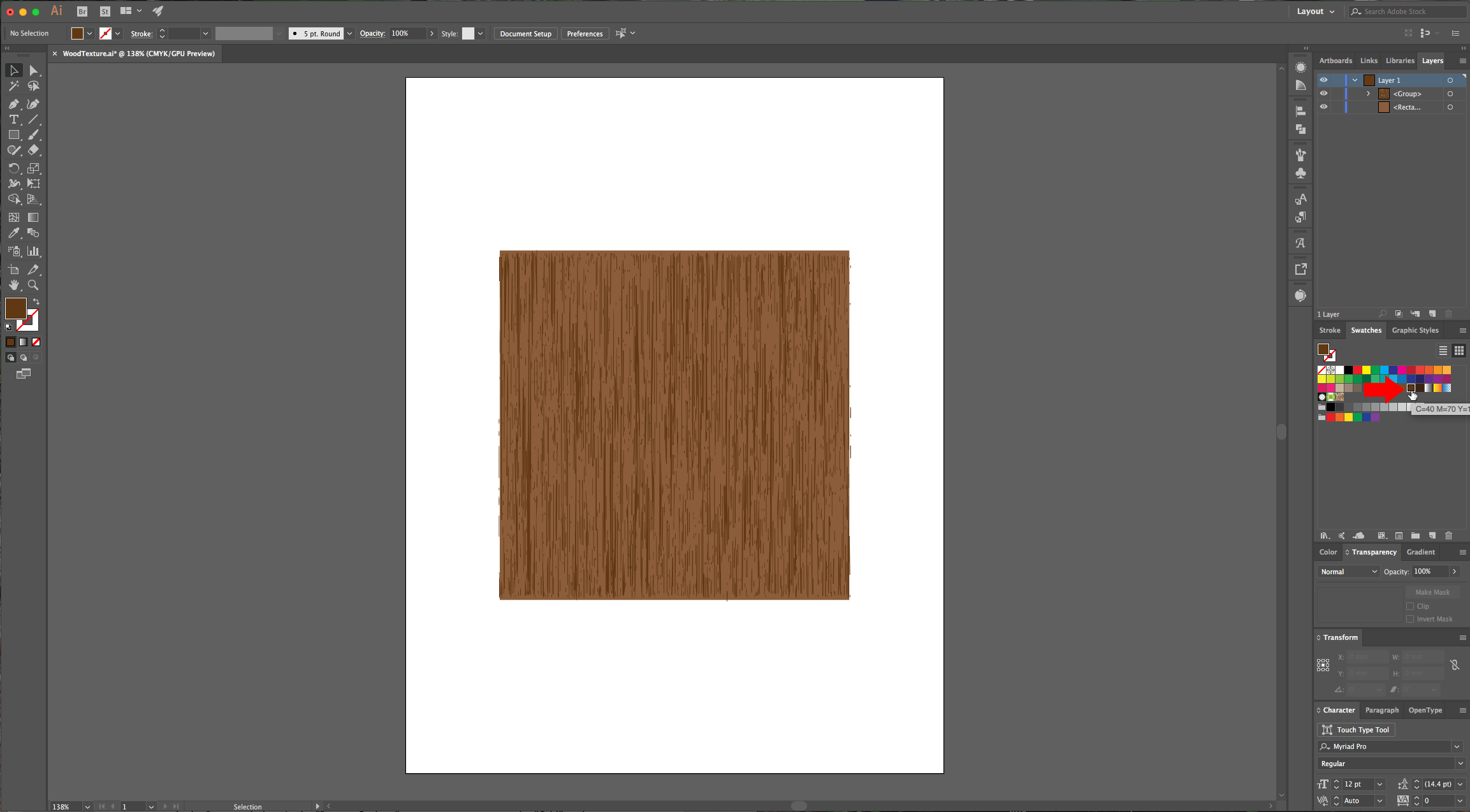 Create a Wood Texture in Illustrator Design Bundles