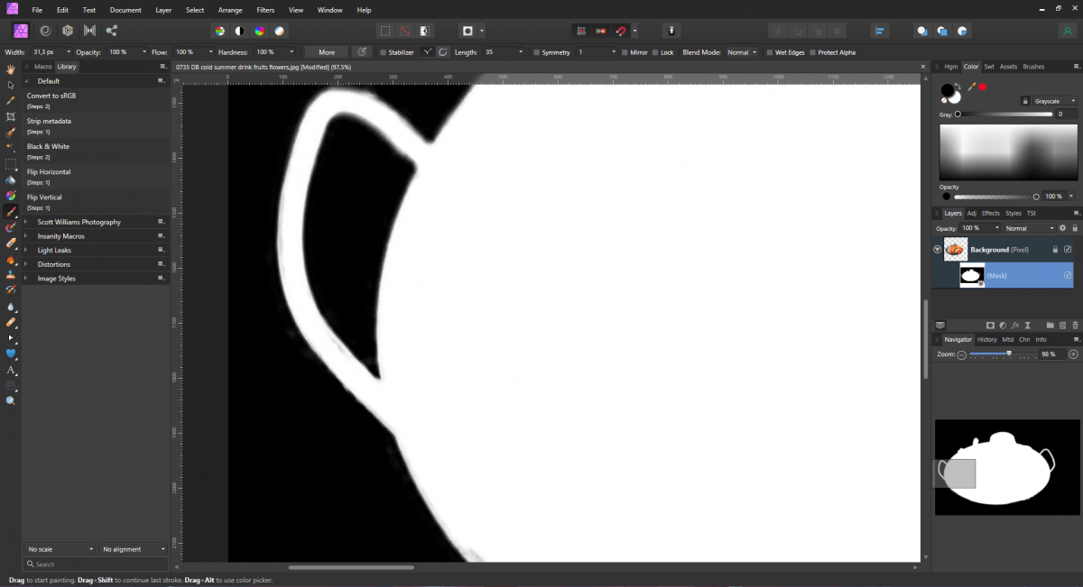 Quickly Remove Background in Affinity Photo Design Bundles