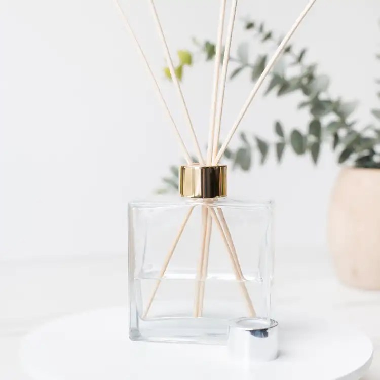 Square Reed Diffuser Bottle (Clear) CandleScience