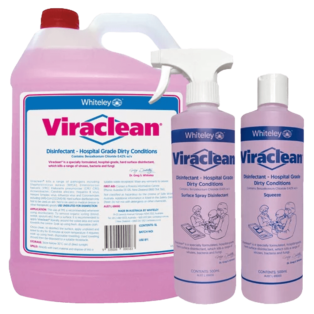 Amtech Medical Viraclean Hospital Grade Disinfectant Spray Bottle 500ml