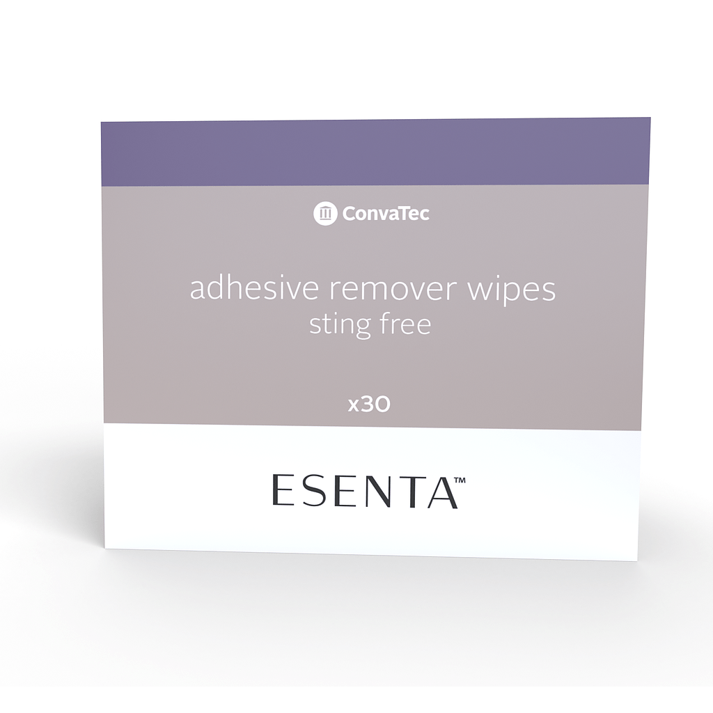 Amtech Medical ConvaTec Esenta Sting Free Adhesive Remover Wipes Box